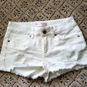 White shorts
